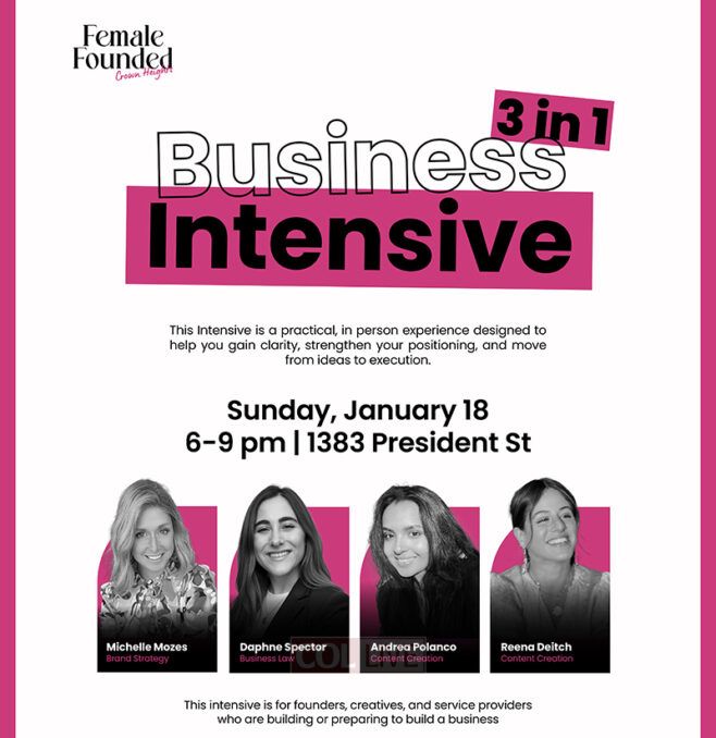 Sunday: Women Business Owners Event in Crown Heights