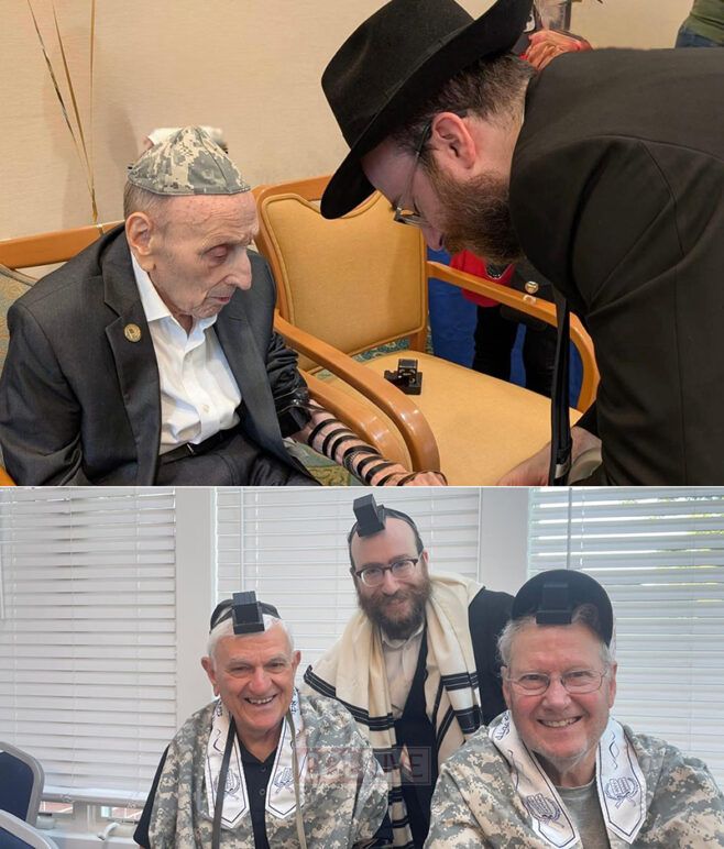 How Two U.S. Military Veterans Laid Tefillin for the First Time