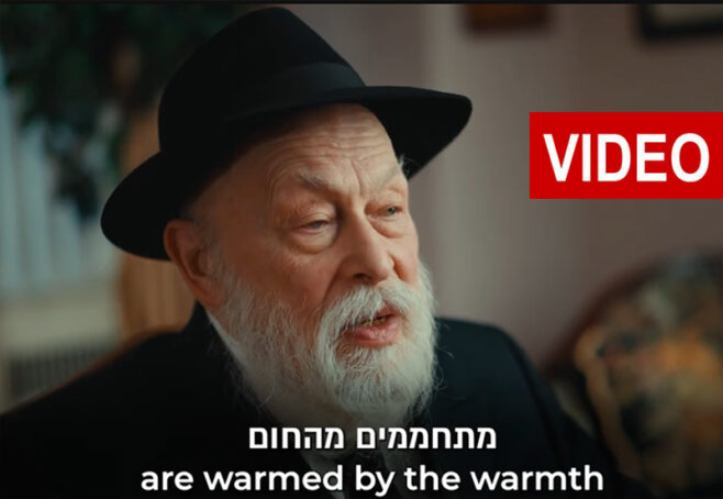 Rabbi Krinsky’s Emotional Message Warms Kinus Despite Record Cold