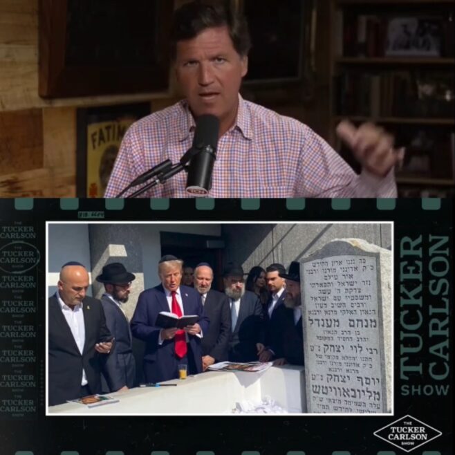 Tucker Carlson Now Draws Rebbe’s Ohel Into Political Debate