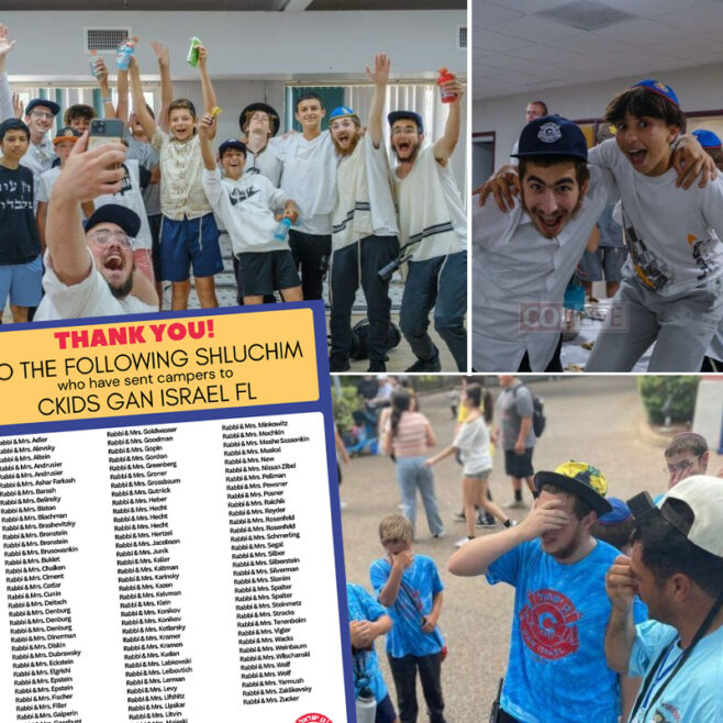 113 Shluchim Send Campers to CKids Gan Israel FL 113 Shluchim Send Campers to CKids Gan Israel FL