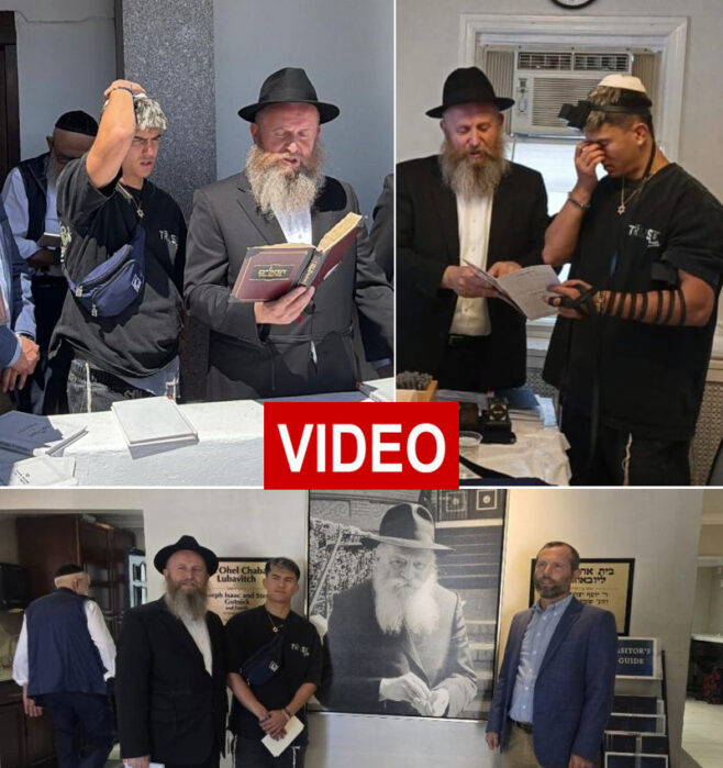 Jewish Kickboxing Champion Visits Rebbe’s Ohel Jewish Kickboxing Champion Visits Rebbe’s Ohel