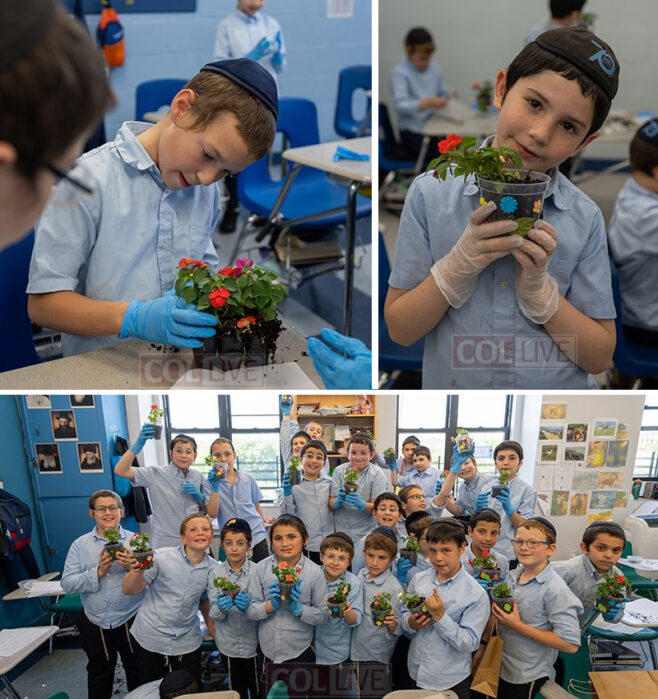 Shavuos Joy and Creativity at Oholei Torah Cheder
