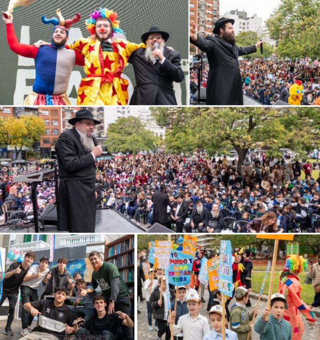 2,500 Celebrate Lag BaOmer Parade in Buenos Aires 2,500 Celebrate Lag BaOmer Parade in Buenos Aires