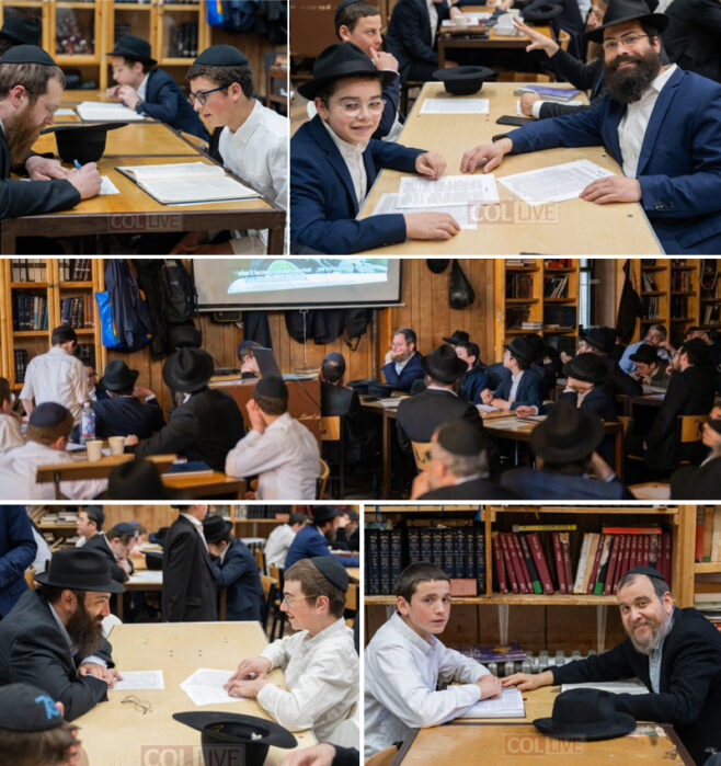 Oholei Torah Mechina Hosts Father Son Learning