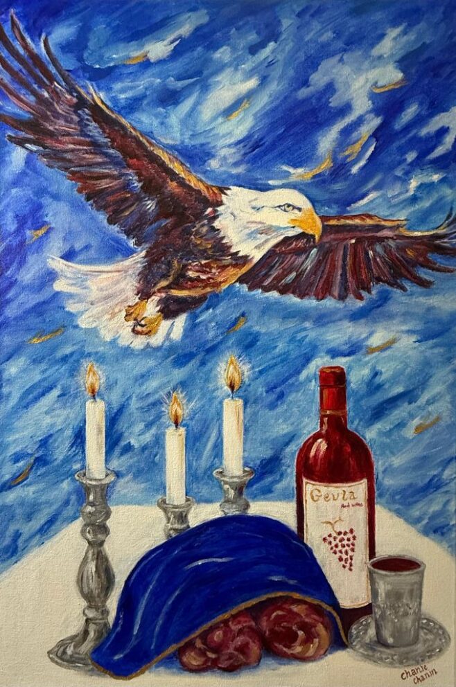Chabad Artist Presents ‘Shabbat 250’ inspired Painting Chabad Artist Presents ‘Shabbat 250’ inspired Painting