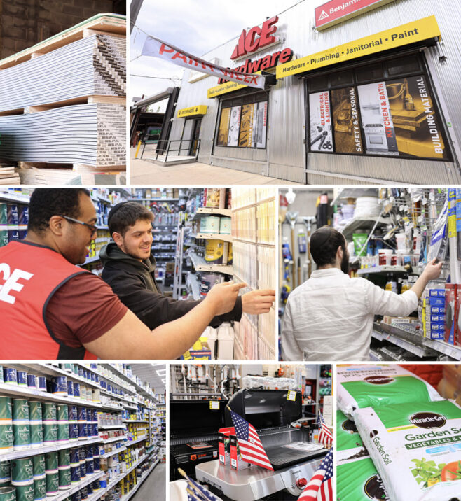 Updated Look for Ace Hardware on Utica Avenue