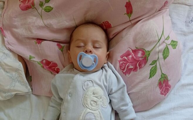 Baby Baruch is in the hospital fighting a serious kidney condition