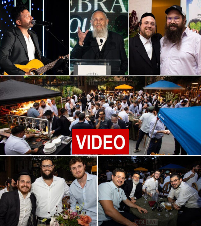 Crown Heights Men Gather in Support of Bonei Olam